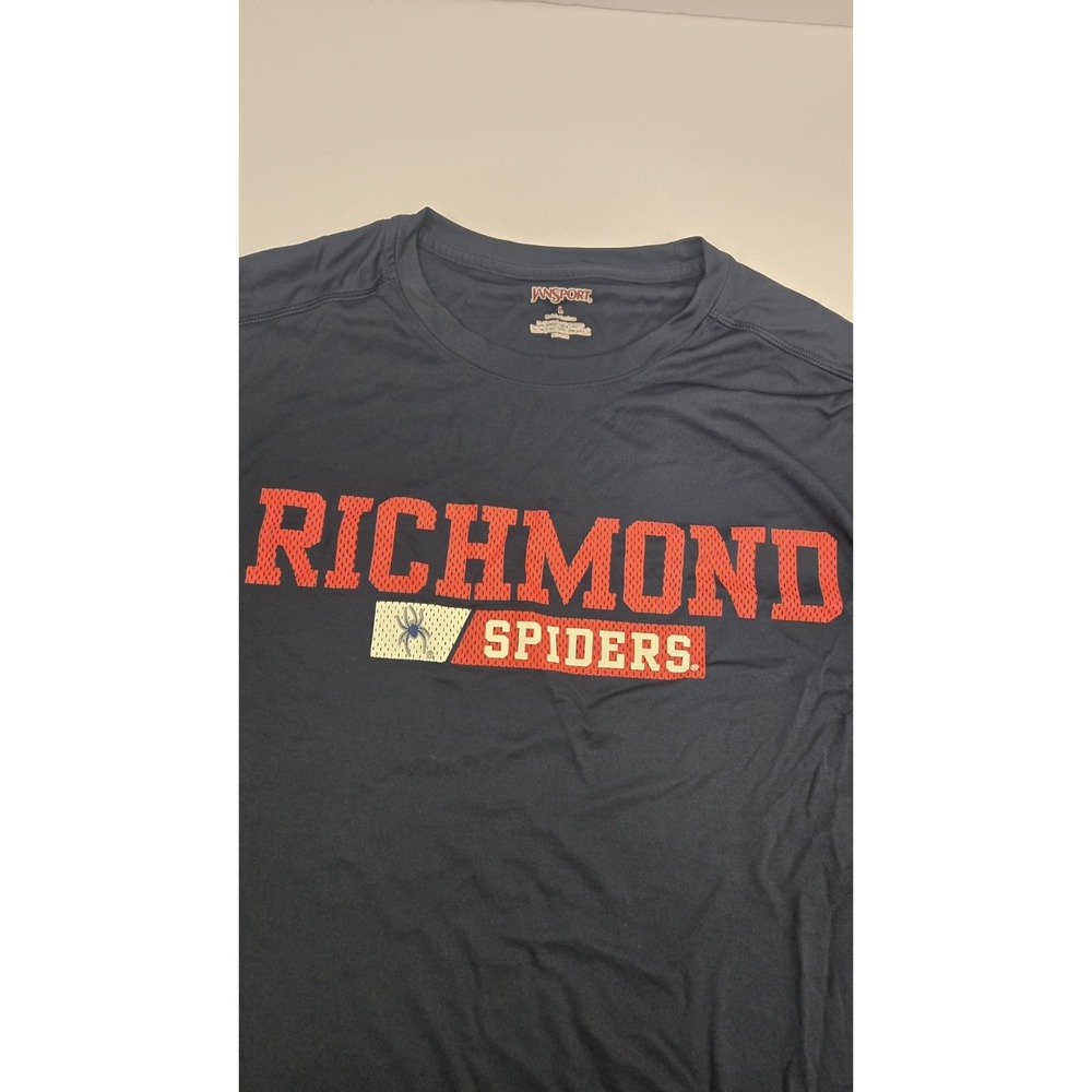 Jansport Richmond Spiders Long Sleeve Performance Shirt Men's L Navy Blue NCAA